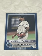 Sixto Sanchez Future Stars FS Blue Parallel SP 2022 Topps Series 2 #621 Marlins