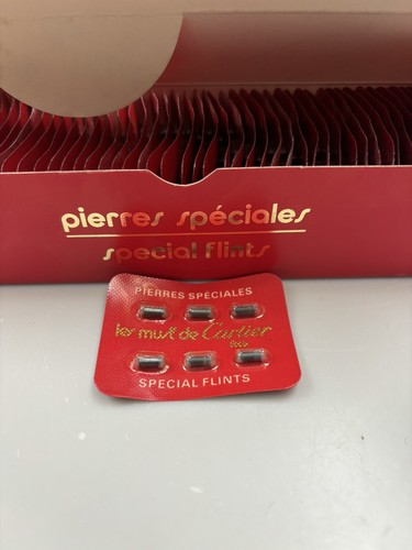 Cartier Lighter Special Flints Pierres Speciales Les Must De Cartier, Unopened - Picture 2 of 3