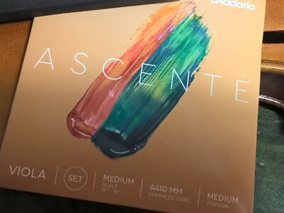DiAddario Ascente Viola Set A410 Medium Synthetischer Kern Nickel Kupfer Aluminium,