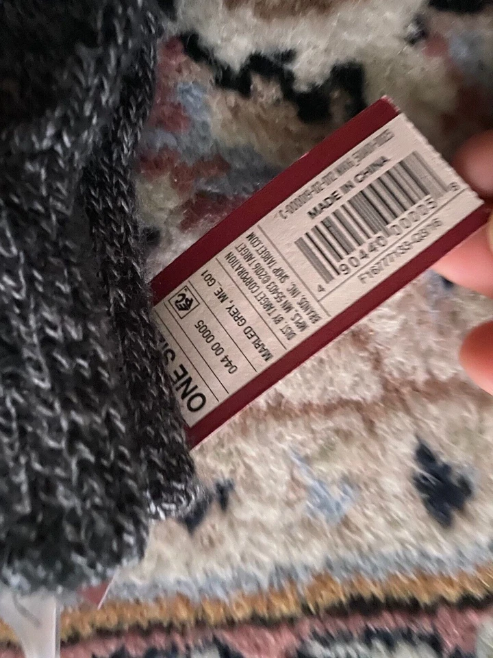 Guantes Tejidos Merona Adultos X Gris Compatible con Pantalla Táctil NUEVOS NUEVOS CON ETIQUETAS Foto 4 de 4