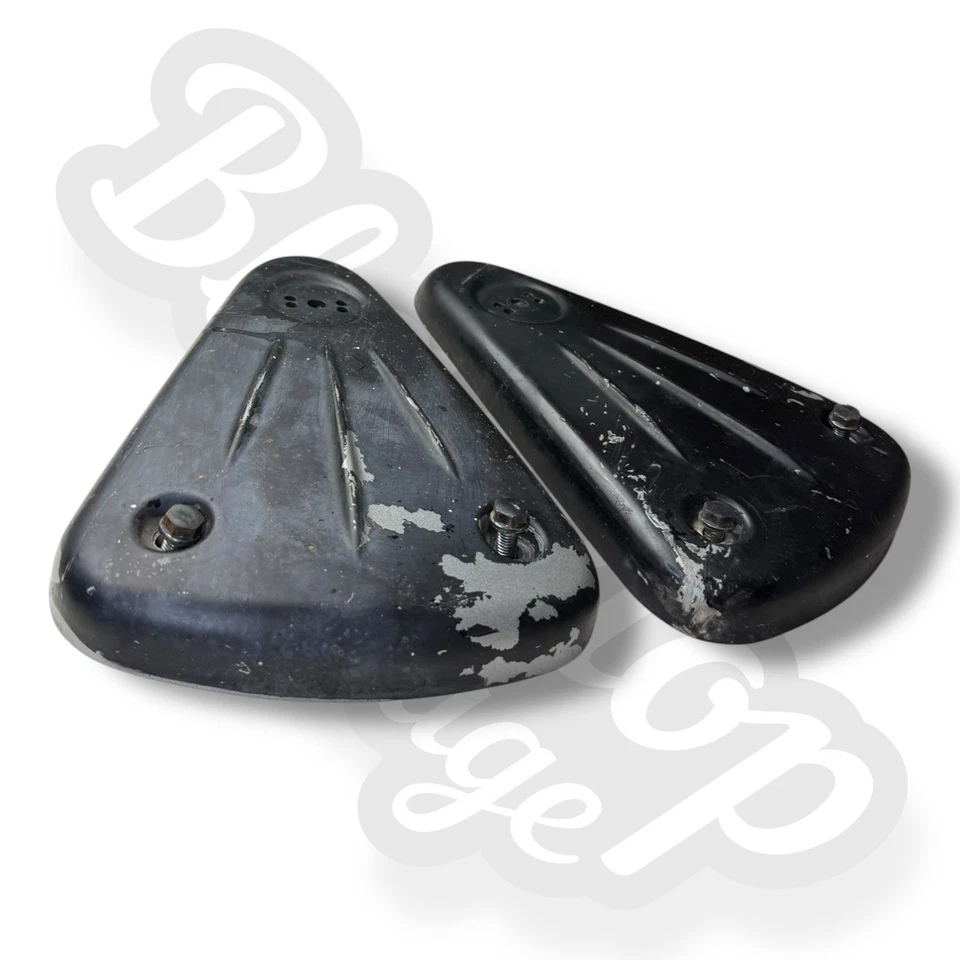 Triumph America 2005 negro fabricante original cubiertas laterales derecha e izquierda panel cubierta carenado Foto 4 de 4