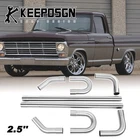 For Ford F-100 Exhaust Pipe Kit 2.5'' Stainless Steel Mandrel Bent Slip On DIY