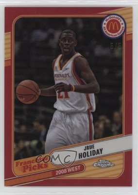 2024 Topps Chrome McDonald's All American Red Refractor 5/5 Jrue Holiday 9et