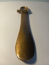 Antique Solid Brass Shoehorn 7 1/4  Vintage