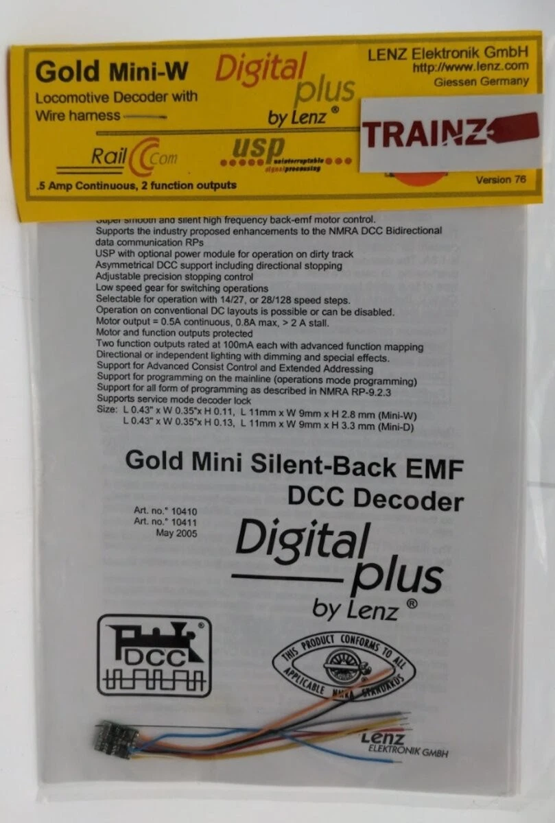 Lenz Model Railroad & Train Decoders for sale | eBay
