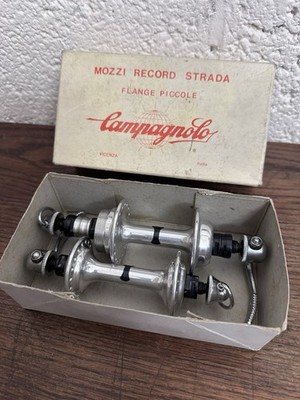 Vintage NOS Campagnolo Nuovo Record 36h Small Flange Hub Set 36h mit QR Neu in OVP