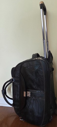 Classy Patchwork Overnight Bag on Wheels
