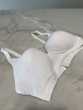 Blissful Benefits by Warner's Ultrasoft White Wire-Free Contour Bra RM1691W 38C
