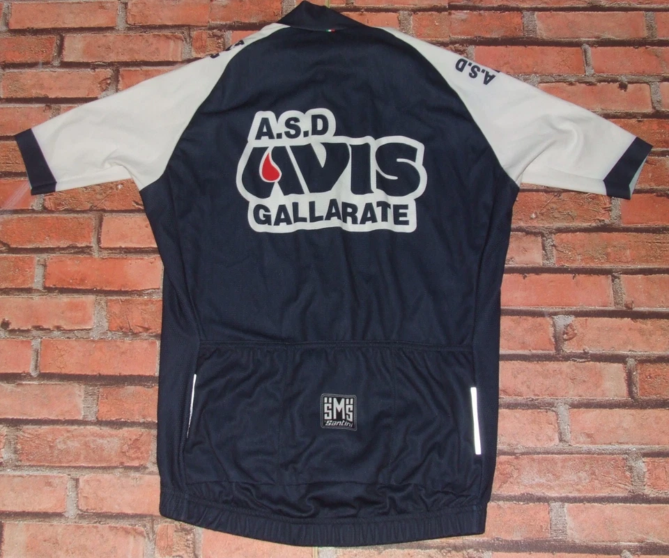 SANTINI Camiseta Maillot Ciclismo Bicicleta CYCLISM 541 Talla S - Imagen 2 de 2