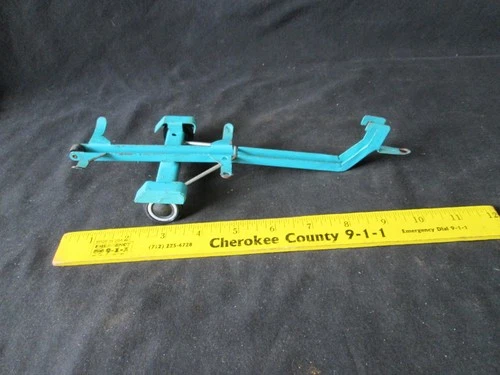 Vintage 1960’s Tonka Steel Sportsman Seafoam Green 2 Wheel Boat Trailer ~ 10.5"