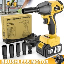 impact Wrench Kit, Various Accessories[including 2*Socket & 4*Socket]