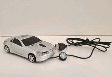 Mercedes-Benz USB Computer Mouse Silver Personalized 4.5" Wired Optical