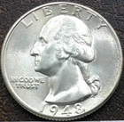 US 1948 Washington Quarter **