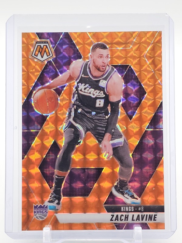 ZACH LAVINE 2024-25 MOSAIC ORANGE PRIZM /249 #44 KINGS Q4480