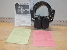 Vintage Action Ear Sound Amplifier Headphones Silver Creek Industries USA