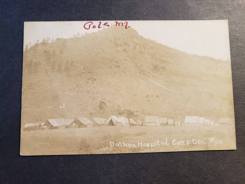CAMP E. S. OTIS, DALE CREEK, WYOMING 1910 Army DIVISION HOSPITAL #1 Postcard