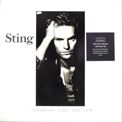 Sting ...Nothing Like The Sun INSERT INCL. NEAR MINT A&M Records 2xVinyl LP