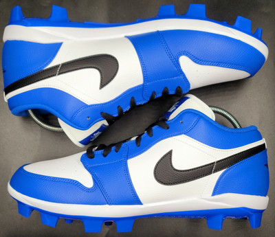 Nike Jordan 1 Retro MCS Low Game Royal Blue Cleats CJ8524 