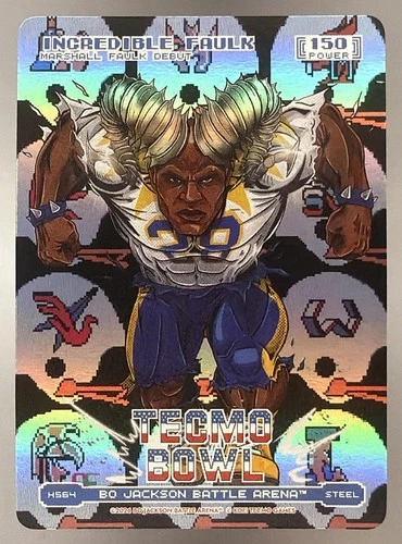 2026 Bo Jackson Battle Arena Incredible Faulk Marshall Helmets Battlefoil SP 150
