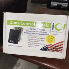 NEW IO HVAC CONTROLS 3P3-HPS.     3 ZONE MULTI-STAGE HEAT PUMP DUAL FUEL PANEL 