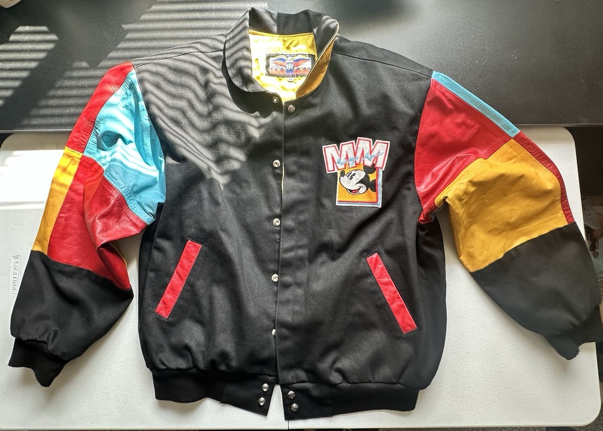 Vintage 90s Jeff Hamilton Disney Mickey Mouse & Friends Leather 