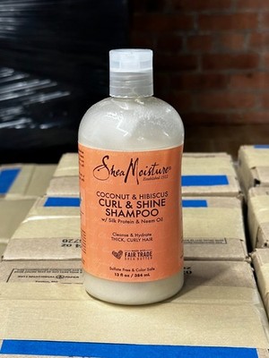 Shea Moisture Curl & Shine Shampoo Coconut & Hibiscus  13 fl oz / 384 mL