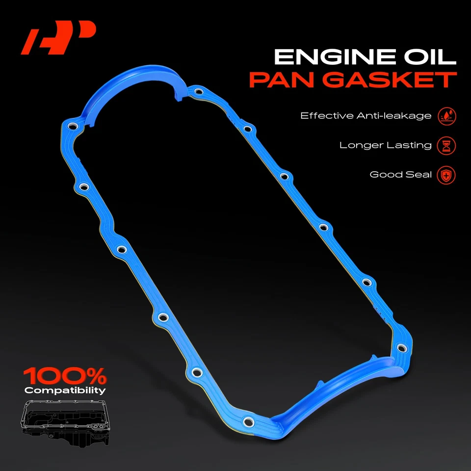 A-Premium Engine Oil Pan Gasket for Jeep Cherokee Chevrolet Camaro GMC S15 Jimmy - Image 3 of 4