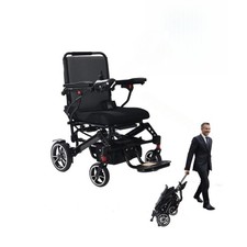 Electric Wheelchair for Adults Foldable Lightweight 44lbs Dual Motor 20 Miles Ra