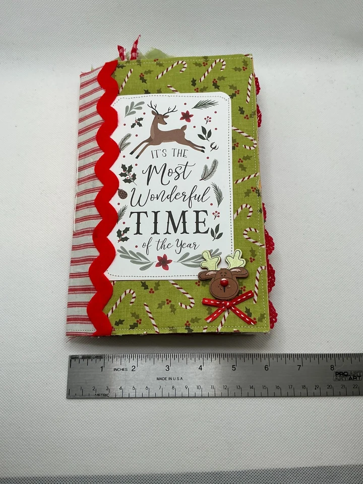 Handmade Junk Journal ~ " The Most Wonderful Time of the Year " - Image 3 of 4