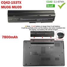 DM4 Laptop Battery for HP Pavilion dv7 dv6 dv5 g6 g7 G72 593553-001 CQ42 7800mAh