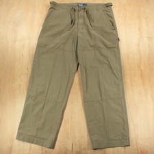 POLO RALPH LAUREN military surplus paratrooper drawstring sateen pants MEDIUM