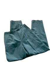 Vintage 90s Pendleton 100 Virgin Wool Teal High Waist Tailored Pants  8Tall