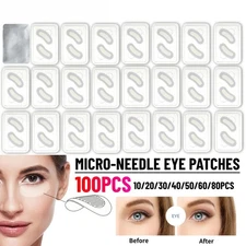 Korean Skin Care Hyaluronic Microneedles Eye Patches 10-100PCS for Eye Gel Pad