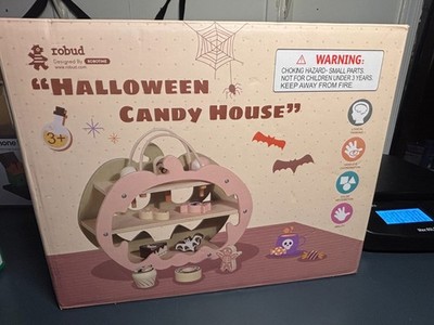 ROBUD Halloween Candy House Play Food Set for Kids Toy For Toddlers Child Gifts