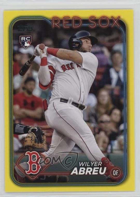 2024 Topps Series 2 Yellow Wilyer Abreu #672 0q27