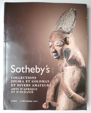 Collections Jolika & Goldman - Art Afrique Océanie - Vente Sotheby's 5 Déc. 2007
