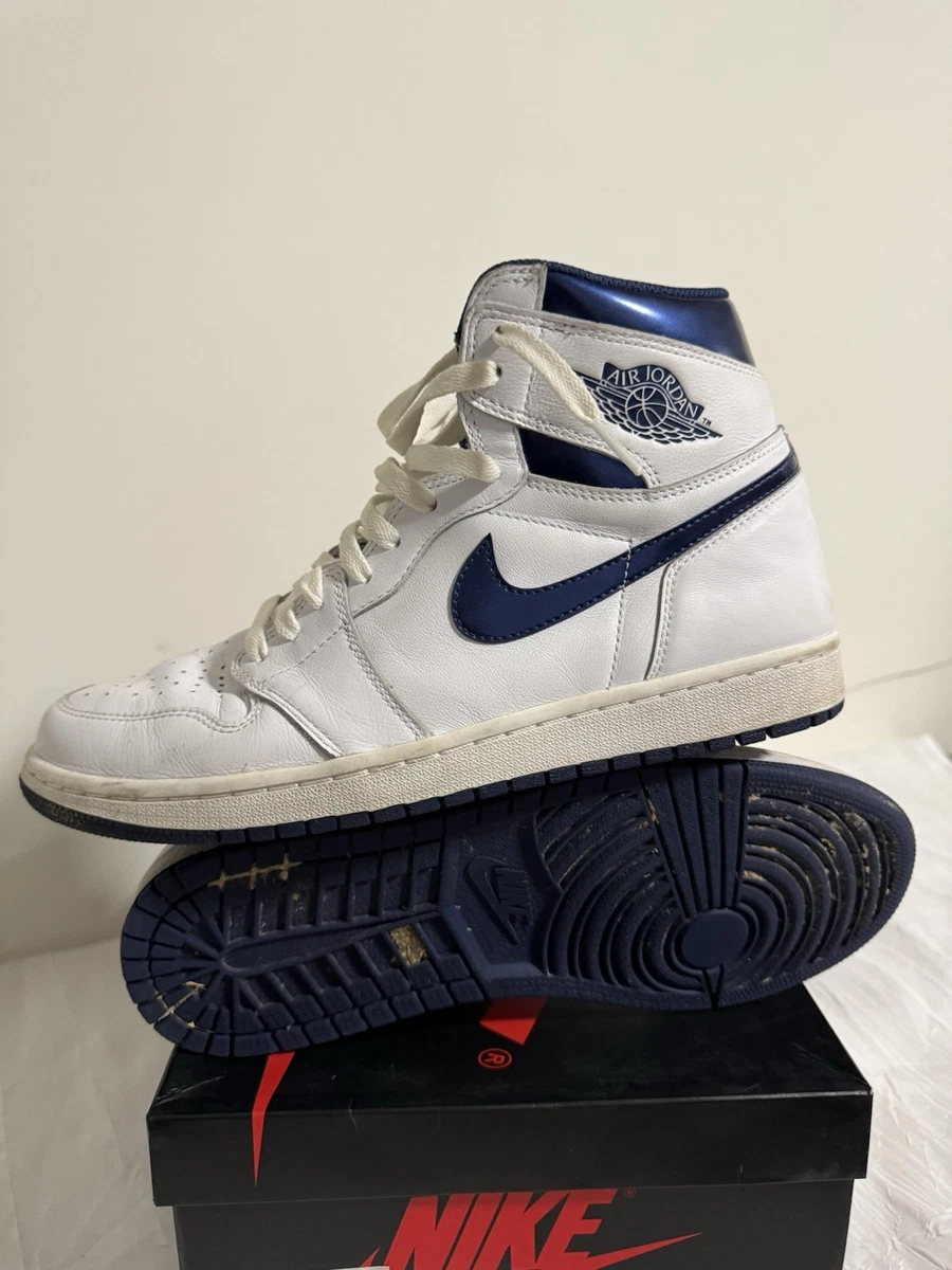 Jordan 1 Retro OG High Metallic Navy for Sale - Authenticity