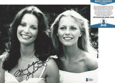 JACLYN SMITH SIGNED 'CHARLIE'S ANGELS' 8x10 PHOTO L ACTRESS BECKETT COA BAS
