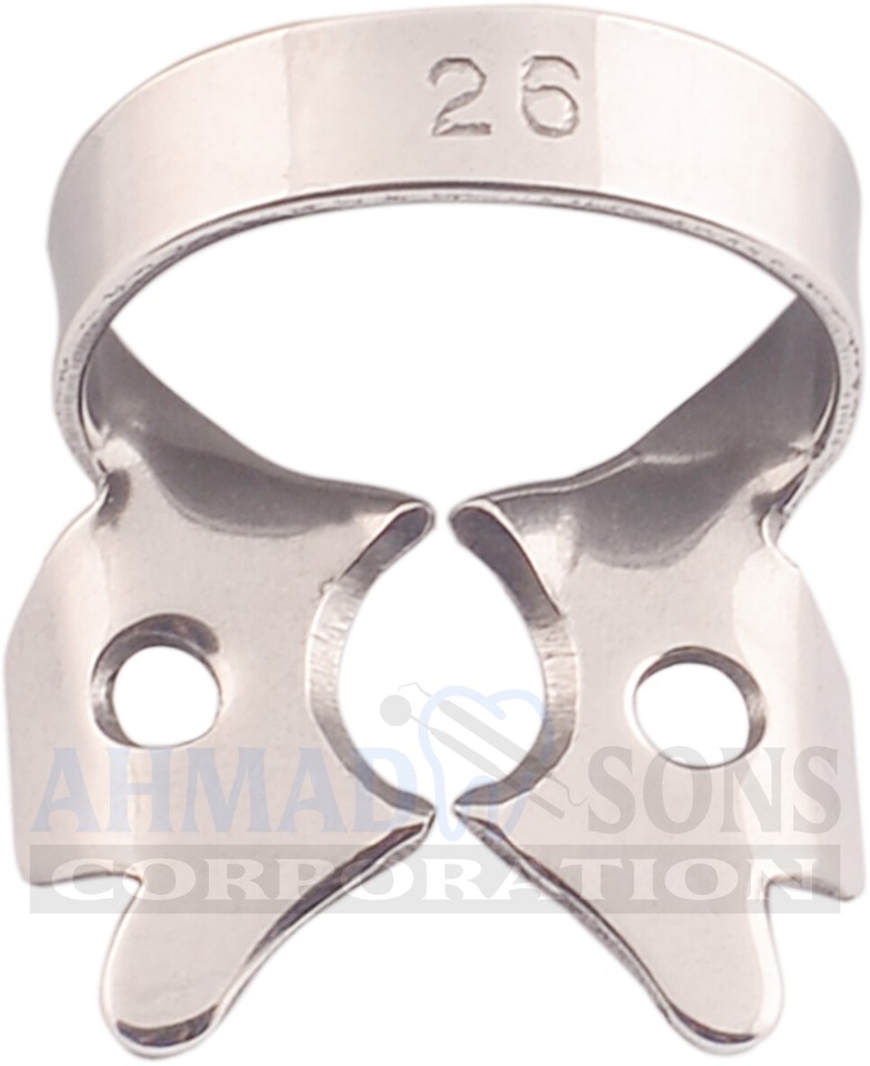 100 PCS Dental Rubber Dam Clamps Endodontics Ivory Retractors Premolar ...
