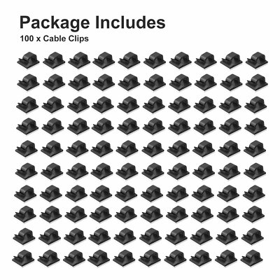100 Fascette Per Cavi Autoadesive - Piccole, Per Organizzare Fili E Cavi - Foto 4