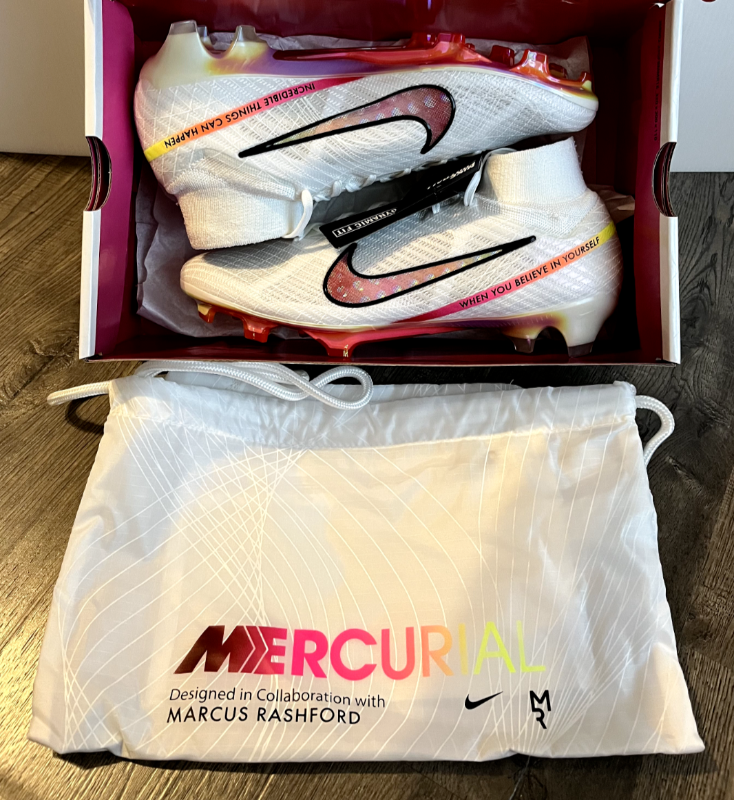 Nike Zoom Mercurial Superfly 9 Elite 'Marcus Rashford' White