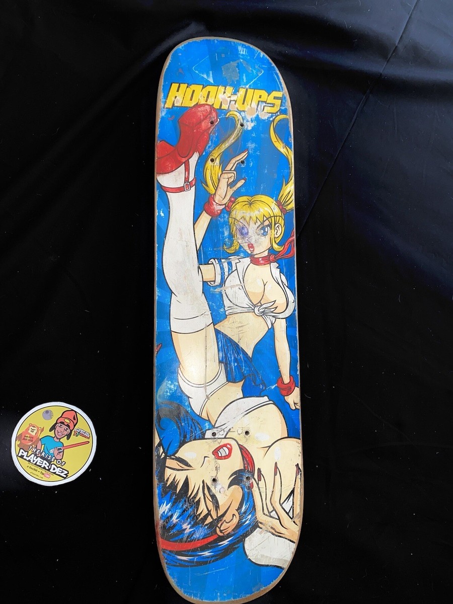 RARE Vintage OG Fighting School Girls 2 Skateboard Deck Jeremy