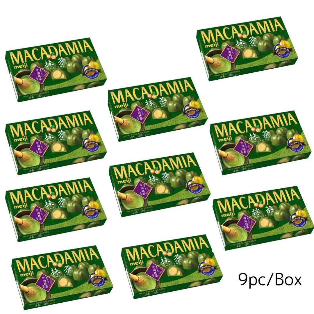 Meiji  Macadamia Chocolate Matcha 10Box, Japan  Limited Flavor, Green Tea