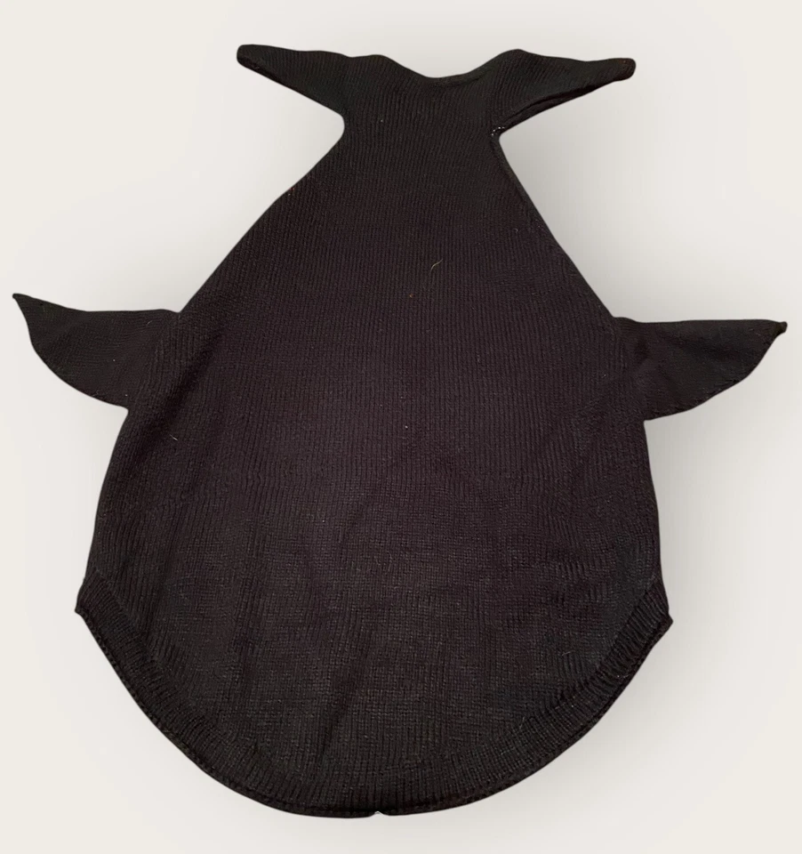 Orca Whale Knit Blanket Multi Purpose Swaddling Gift Toy Bag Baby Shower Gift - Image 2 of 4