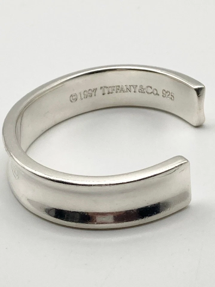 Tiffany &Co 1837 sterling silver cuff Bracelet - Image 2 of 4