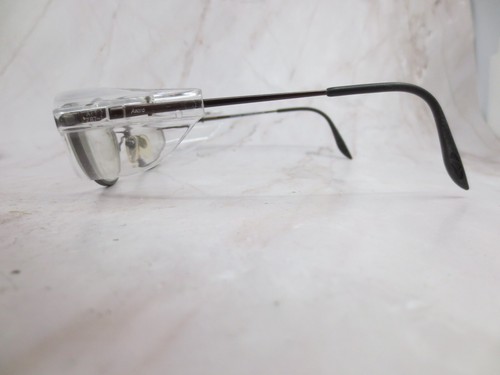 ATTITUDE 1 AO Safety Eyeglasses Frame Z87-2 Brown Steel Full Rim Rectangular - Picture 3 of 7