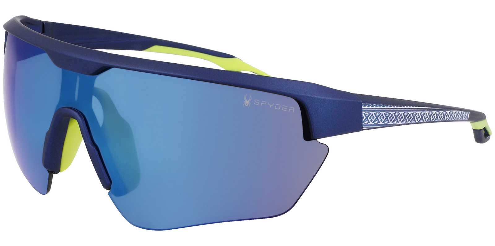 Мужские солнцезащитные очки Spyder Alex Hall Shield без оправы с зеркальными линзами - SP6025 5790₽
