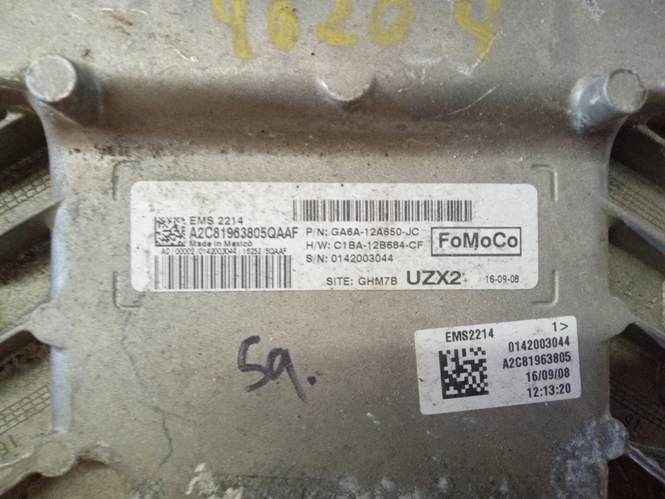 Engine ECM ECU PCM Module Computer 2016 16 Ford Fiesta 1.6L C1BA-128684-CF - Image 2 of 4