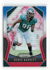 DEREK BARNETT #59 2019 PANINI PRIZM EAGLES RED WHITE BLUE