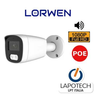 Lorwen IP Camera BA14GS3LPA POE 2.8mm Intrusione 3mpx 1080p 2.8 Audio Smart IPC